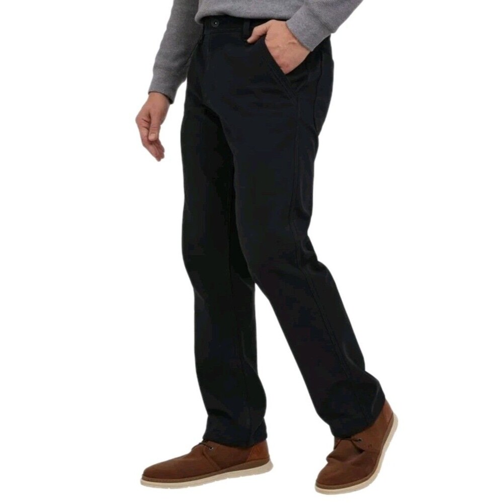 Weatherproof Men's 36x30 Heavyweight Canvas Bonded Fleece Lined Utility Pants